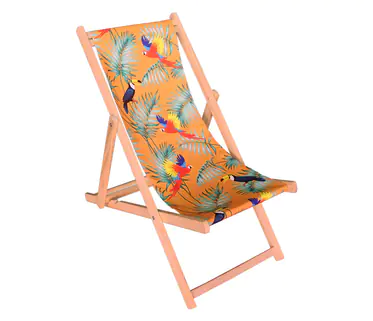 Espreguiçadeira em madeira 